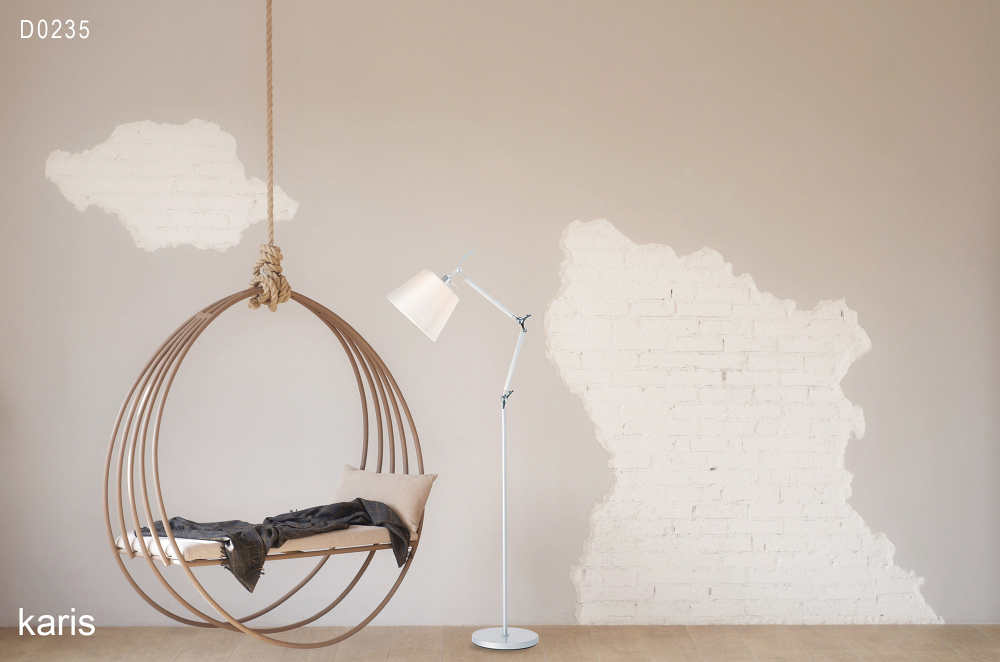 Karis Wall Lights Deco Armed Wall Lights
